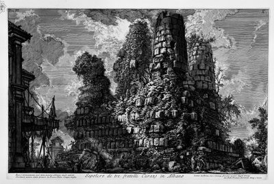 Via Appia, Grab in Albano Laziale von Giovanni Battista Piranesi